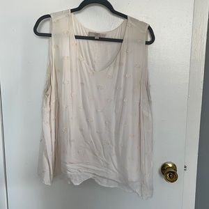 Loft White Blouse